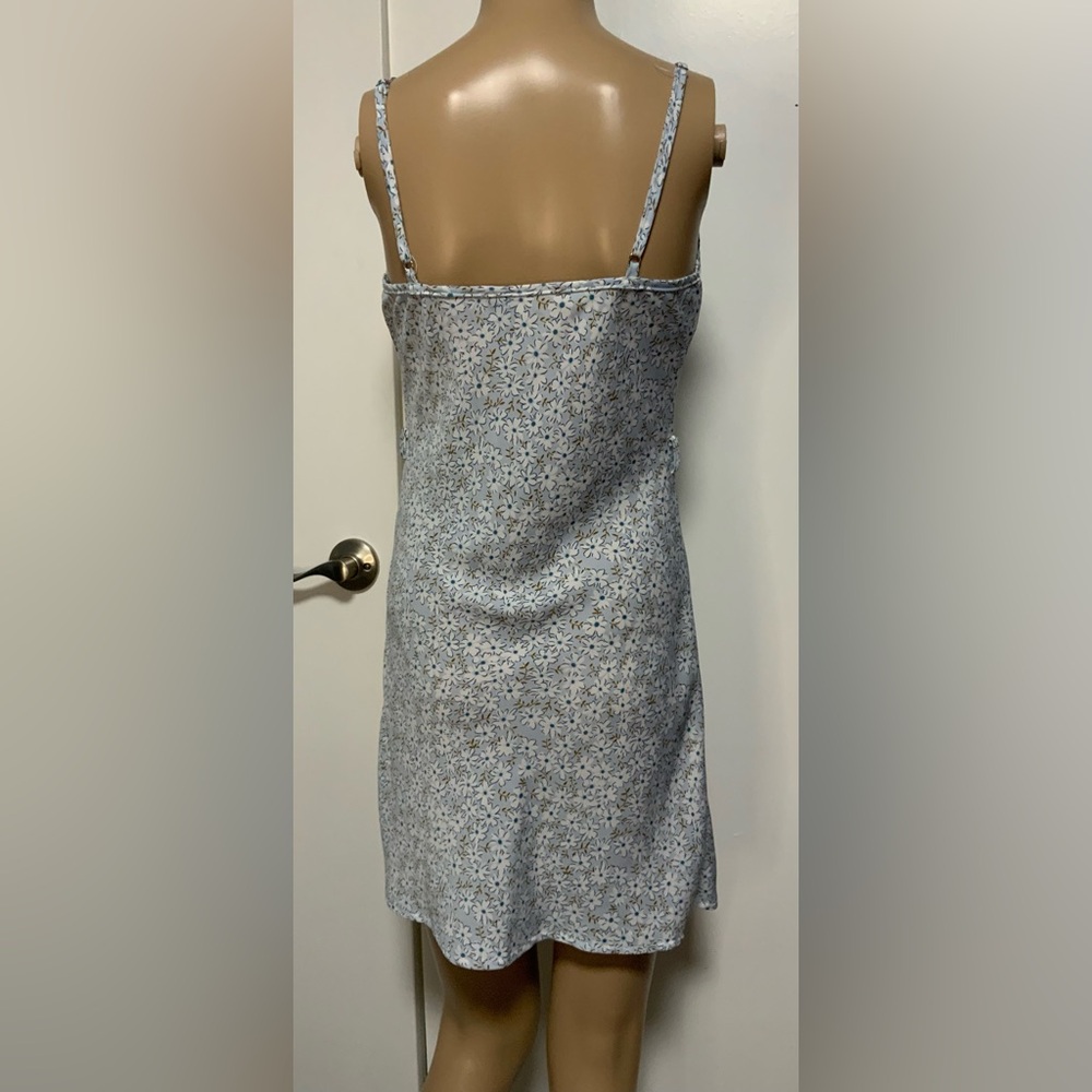 SHEIN Silver Sequin Sheath Dress Spaghetti Strap